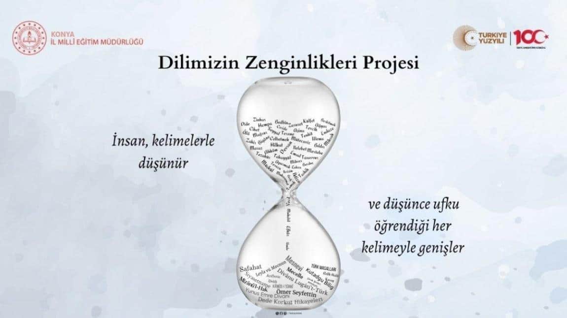 DİLİMİZİN ZENGİNLİKLERİ PROJESİ OKULUMUZDA UYGULANMAYA DEVAM ETMEKTEDİR.